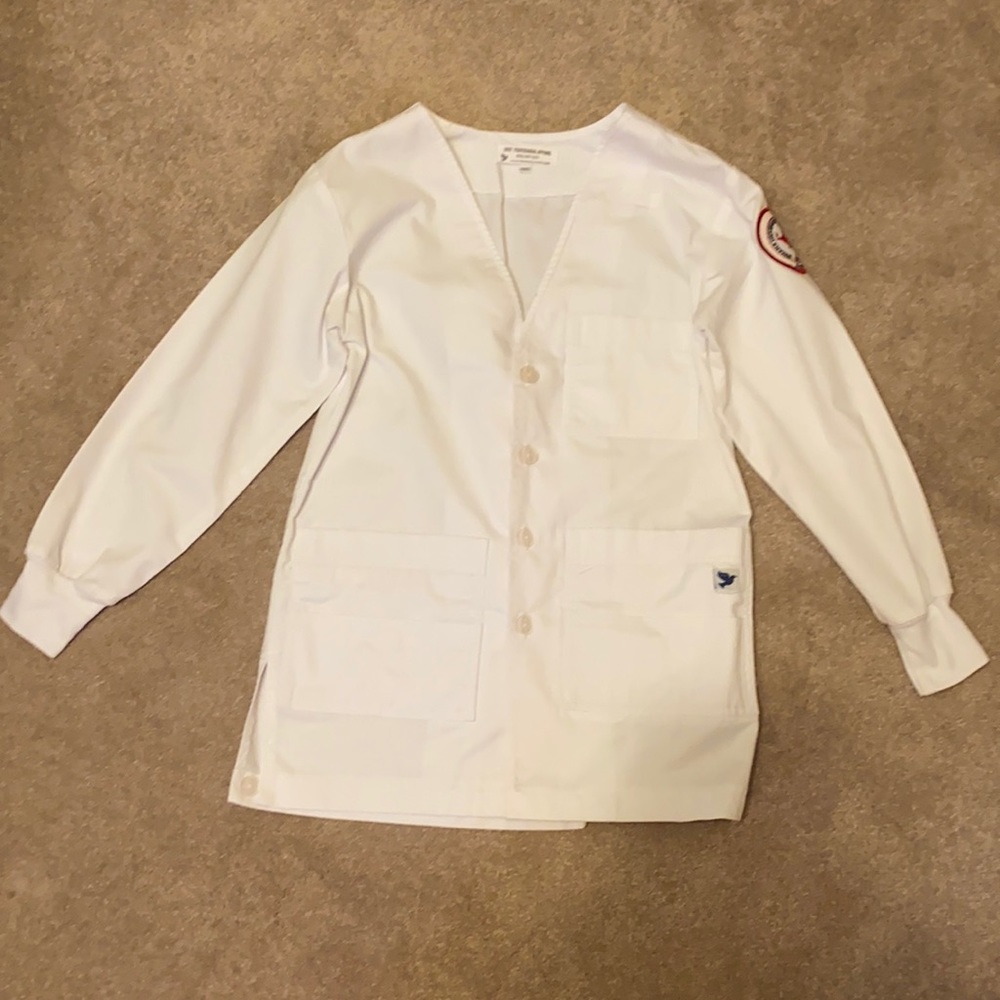 IUP nursing student white lab/clinical coat